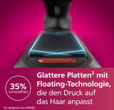 Philips BHS732/00 7000 Series, ThermoShield Technology, Ionisation Function, Ceramic Plates with Argan Oil, Teal Metallic