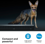 Sennheiser AMBEO Soundbar Mini - Immersive 3D Audio for TV, Movies, and Music - Compact Device with Powerful Adaptive Features, Multiple Connectivity and Intuitive Usage S$429