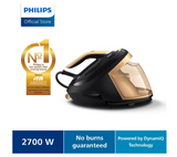 Philips PerfectCare Steam Generator Iron 8000 Series, Speed Mode, Intelligent Automatic Steam, Automatic Vertical Steam, Guaranteed No Burns (PSG8140/80)