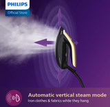 Philips PerfectCare Steam Generator Iron 8000 Series, Speed Mode, Intelligent Automatic Steam, Automatic Vertical Steam, Guaranteed No Burns (PSG8140/80)