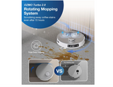ECOVACS T20 Omni Robot Vacuum Cleaner With Auto Clean and Empty, Deep Sweeping and Mopping, 6000PA Strongest Suction, Auto-Lift Mopping, 55℃ Hot Water Mop Washing, OZMO Turbo 2.0 Technology