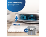 ECOVACS T20 Omni Robot Vacuum Cleaner With Auto Clean and Empty, Deep Sweeping and Mopping, 6000PA Strongest Suction, Auto-Lift Mopping, 55℃ Hot Water Mop Washing, OZMO Turbo 2.0 Technology