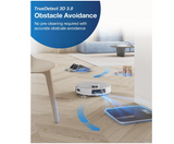 ECOVACS T20 Omni Robot Vacuum Cleaner With Auto Clean and Empty, Deep Sweeping and Mopping, 6000PA Strongest Suction, Auto-Lift Mopping, 55℃ Hot Water Mop Washing, OZMO Turbo 2.0 Technology