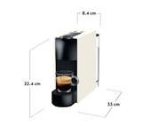 Nespresso Essenza Mini Coffee Machine, Pure White,C30