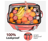 Maelstrom Collapsible Soft Sided Cooler - 75 Cans Extra Large Lunch Cooler Bag Insulated Leakproof Camping Cooler, Portable for Grocery Shopping, Camping, Tailgating and Road Trips，Pink