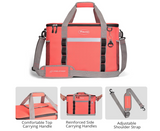 Maelstrom Collapsible Soft Sided Cooler - 75 Cans Extra Large Lunch Cooler Bag Insulated Leakproof Camping Cooler, Portable for Grocery Shopping, Camping, Tailgating and Road Trips，Pink