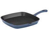 Cuisinart, 9.25" Square Grill Pan, Enameled Provencial Blue