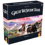 Eggertspiele Great Western Trail 2nd Edition Argentina Board Game Expansion | Cowboy Themed Strategy Game for Adults and Kids | Ages 12+ | 1-4 Players | Average Playtime 75-150 Mins | Made by