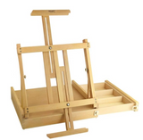 Mont Marte MCG0024 Signature Beechwood Big Desk Drawing Painting Easel with Box