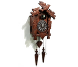 Rylai Vintage Wall Clock Handcrafted Wood Cuckoo Clock-N.DIM. 13x9.5 in