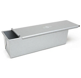 USA PAN 1160PM-ST-2-1 Pullman Loaf Pan with Cover, Large w Set of 2