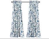 Lush Decor Dolores Light Filtering Window Panels, Pair, 52