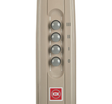 KDK P40US Stand Fan with 40cm Metal blade, Champagne