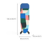 Joseph Joseph 50044 Jonathan Lawes Glide Easy-store Ironing Board, 130cm