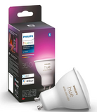PHILIPS hue GU10 5.7W White and Colour Ambiance LED Smart Spot Light (Compatible with Amazon Alexa, Apple HomeKit, and Google Assistant)