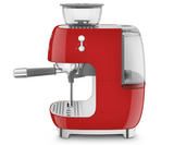 Smeg EGF03RDUK Espresso Coffee Machine with Grinder, Red