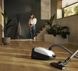 Miele Classic C1 PowerLine SBAF3 Lotus White Cylinder Vacuum Cleaner