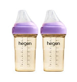 Hegen Feeding Bottle PPSU 240ml 8oz 2 Pack Purple