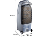 Mistral MAC1600R - Air Cooler With Remote Control, 16L, Built-in ionizer, 24 Hours Timer, Grey Colour