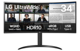 LG 34WR55QK-B.AHK 34" UltraWide™ QHD Curved monitor with USB Type-C™