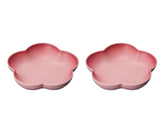 Le Creuset Stoneware Flower Dish, 20cm, Rose Quartz (2 Pieces)