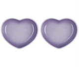 Le Creuset Heart Dish, Medium, Bluebell Purple (2 Pieces)