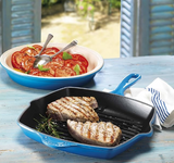 Le Creuset Square Skillet Grill Pan, 26cm, Marseille