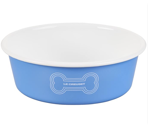 Le Creuset Enamel on Steel Large Dog Bowl, 1 Cup, Light Blue Main image
