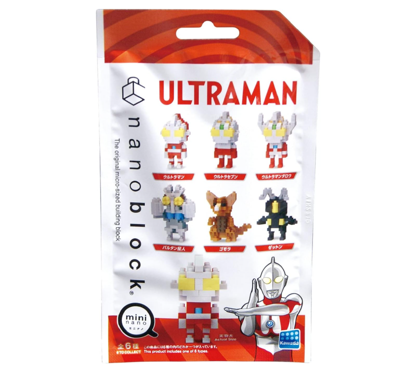 Nanoblock Mini Nano Ultraman NBMC_05S 1 Box = 6 Pieces, Total of 6 Types Secondary image