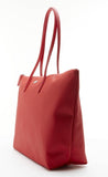 Lacoste Womens Large Concept Tote Red