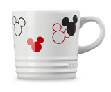 Le Creuset Mickey Mouse Cappuccino Mug, 200ml, White