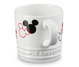 Le Creuset Mickey Mouse Cappuccino Mug, 200ml, White