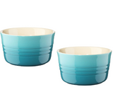Le Creuset Ramekins Set, Caribbean Blue (2 Pieces)