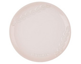 Le Creuset Round Seoul Sphere Plate, 19cm, Lace Shell Pink