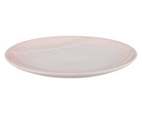 Le Creuset Round Seoul Sphere Plate, 19cm, Lace Shell Pink