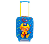 Pororo Kids 3D Carrier Bag Blue, Children Travel Luggage Bag from Iconix Korea