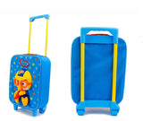 Pororo Kids 3D Carrier Bag Blue, Children Travel Luggage Bag from Iconix Korea