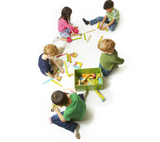 130 Piece Tegu Classroom Magnetic Wooden Block Set,Natural