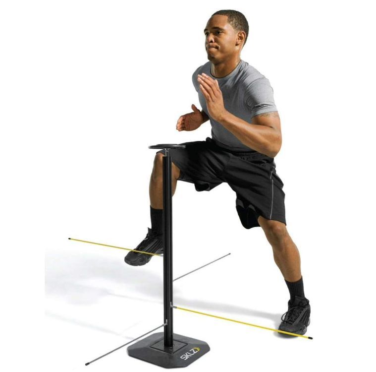 Skills Dribble Stick Training Equipment, Black, For Basketball, Heavy Base, Includes 4 Adjustable Dribble Arms, 35.8 inches (91 cm) Main image
