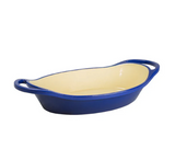 Lodge Oval casserole, 2 Quart, Blue