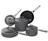 Ninja ZEROSTICK Premium Cookware 24cm/28cm/30cm Frying Pan, Anti Scratch, Long Lasting, Non-Stick Hard Anodised Aluminium, Induction Compatible, Oven Safe to 260°C, Cast Stainless Steel Handle, Grey