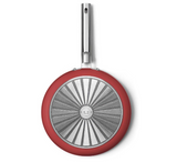 Smeg CKFF2601RDM Non-Stick Frying Pan, 26cm, Red