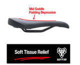 WTB Volt Bike Saddle - Comfortable Medium Thickness Padding, Contoured Shape with a Flex-Tuned Shell - Lightweight MTB Saddle for Optimal Support & Performance