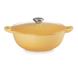 Le Creuset Marmite Cast Iron Soup Pot Casserole with Lid, 24cm, Honey