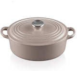 Le Creuset Oval French Oven Cast Iron Casserole, 23cm, Sisal