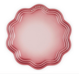 Le Creuset Frill Plate, 18cm, Pale Rose