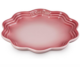 Le Creuset Frill Plate, 18cm, Pale Rose