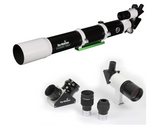 Sky-Watcher S11120 ProED 100mm Doublet APO Refractor Telescope, White/Black