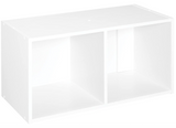 ClosetMaid 8947 Cubeicals Organizer, 2-Cube, White