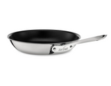 All-Clad 4110 NS R2 Stainless Steel Tri-Ply Bonded Dishwasher Safe PFOA-free Non-Stick Fry Pan/Cookware, 10-Inch, Silver